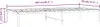 vidaXL Bettgestell Metall Weiß 90x200 cm Produktbild-Vorschau 7
