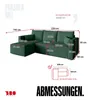 BroMARKT Ecksofa TOP Schlaffunktion Bettkasten L-Form Grün Produktbild-Vorschau 9