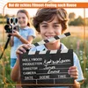 Filmklappe aus Holz Regieklappe 20x18 cm für Dekoration & Produktbild-Vorschau 5
