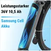 AsVIVA BC1-C Urban E-Bike 250W, 7 Gang Shimano, Akku, LED, Produktbild-Vorschau 3