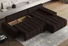 Masseno Ecksofa ALESE R-S mit Schlaffunktion L-Form, Sofa Produktbild-Vorschau 3