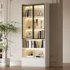 Vetrina lucida Merax con illuminazione a LED, mobile Anteprima dell’immagine prodotto 1