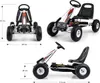 Dětská šlapací motokára Go-kart Milly Mally Thor bílá Náhled obrázku produktu 7