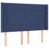 Boxspringbett mit Matratze & LED Blau 140x190 cm Stoff Produktbild-Vorschau 7