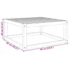 Gartentisch 65x65x29 cm Massivholz Akazie Produktbild-Vorschau 8