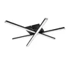IMPTS LED Deckenleuchte 16W Modern Deckenlampe Schwarz mit Produktbild-Vorschau 8