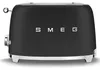 Smeg TSF01PGEU Retro 50's Style 2-Slice Toaster Mattschwarz Produktbild-Vorschau 2