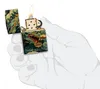 Zippo Sturmfeuerzeug Colourful Dragon 540° Tumbled Brass Produktbild-Vorschau 9