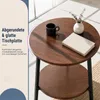 Tavolino KOMFOTTEU, forma rotonda, diametro 39 cm, tavolino Anteprima dell’immagine prodotto 3