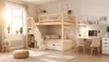Merax stapelbed, 140x200 cm, met trap, kinderbed voor 2 Productafbeelding-voorbeeld 4