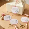 40 runde Saatpapier-Karten, handgefertigt, Wildblumensamen Productafbeelding-voorbeeld