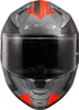 LS2 FF811 VECTOR II SPLITTER Integralhelm L in rot/grau Produktbild-Vorschau 3