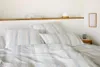 Elegante Bettwäsche Dueodde Rauchblau 7115/2 80/80 135/200 Produktbild-Vorschau 5