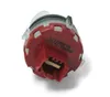 A close-up view of a component with red, white, and gray elements, isolated on a white background. Produktbild-Vorschau