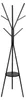 MAUL Garderobe MAULavalon 9 Haken Dreibein 180 cm schwarz Produktbild-Vorschau 1