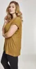 Urban Classics Kurzarm-T-Shirt für Frauen Slipout senf 5XL Produktbild-Vorschau 17