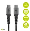 Goobay 49301 USB kabel USB 2.0 0,5 m USB C černý, šedý Náhled obrázku produktu 8