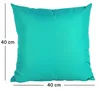 Jack Dekokissen Loungekissen Outdoorkissen Türkis, 100% Produktbild-Vorschau 1