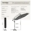 tectake® slunečník Artemis 3 x 3 m, otočný o 360° s Náhled obrázku produktu 5