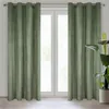 Vorhang ROSA olivgrün 140X250 Ösen Produktbild-Vorschau 2