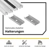 A20 LED Aluprofil Weiss Eckprofil 30° 1m opal Produktbild-Vorschau 4