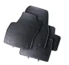 A set of black rubber car floor mats arranged on a white background. Produktbild-Vorschau
