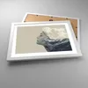 Gerahmtes Poster - Weißer Rahmen - Grafik Frau Berge - Produktbild-Vorschau 3
