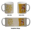 Glitzer-Kaffeebecher Urlaub ist, wenn man viel isst mit Produktbild-Vorschau 4