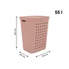 A product shot of a laundry basket with dimensions and capacity indicated. Anteprima dell’immagine prodotto