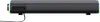 A black soundbar with RGB lighting on a white background. Voir les images du produit