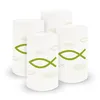 itenga 6x Windlicht + 40x Servietten - Fisch - Produktbild-Vorschau 5