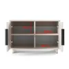 Interior view of a cabinet with dimensions indicated. Produktbild-Vorschau