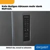 A close-up of a refrigerator door with a control panel displaying temperature settings and feature indicators like 'No Frost'. Produktbild-Vorschau