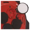 Gummi-Kabeltrommel mit LED-Strahler - 4 Steckdosen, 15m, 1,5mm2 Produktbild-Vorschau