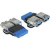 DeLOCK 65324, USB 3.0, 19 Pin Buchse, Schwarz Produktbild-Vorschau 5