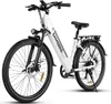 A white electric bicycle is shown against a white background. Produktbild-Vorschau