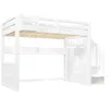 Letto a castello 90x200 cm con schienale in ecopelle, letto Anteprima dell’immagine prodotto 10