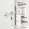 Schmalrahmengarnitur 8-72mm Schildgarnitur Weiss RAL9016 Produktbild-Vorschau 5