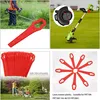 100PCS Rasentrimmer Messer Kunststoff Ersatzmesser für Produktbild-Vorschau 4