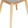 Close-up view of the legs and seat of a chair. Produktbild-Vorschau