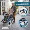 Rolstoel, opvouwbaar, aluminium, lichtgewicht, handmatig, Productafbeelding-voorbeeld 3