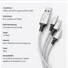 3in1 Ladekabel Set USB-C Lightning Micro-USB 3er Pack 1,2m, Produktbild-Vorschau 8