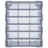 vidaXL Organizer z wieloma szufladami 18 szuflad 38x16x47 Podgląd zdjęcia produktu 3