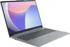 A gray Lenovo IdeaPad Slim 3 laptop is shown at an angle against a white background. Produktbild-Vorschau