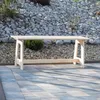 Panchina da parco in legno KADAX senza schienale 119 cm, Anteprima dell’immagine prodotto 7
