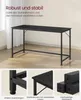 VASAGLE Schreibtisch Computertisc 135 x 60 x 76cm schmaler Produktbild-Vorschau 5
