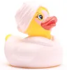 Badeente Wellness pink Vinyl 8 cm Produktbild-Vorschau 5