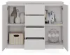 Topeshop 2D4S BIEL, Weiß, 4 Schublade(n), Partikelbord, Produktbild-Vorschau 9
