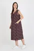 Damenkleid aus Webstoff – Blumen Produktbild-Vorschau 2