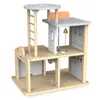 Een houten brandweerstation met accessoires, inclusief Productafbeelding-voorbeeld 4
